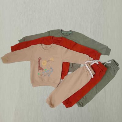 ست بلوز شلوار پاییزه مدل حیوانات