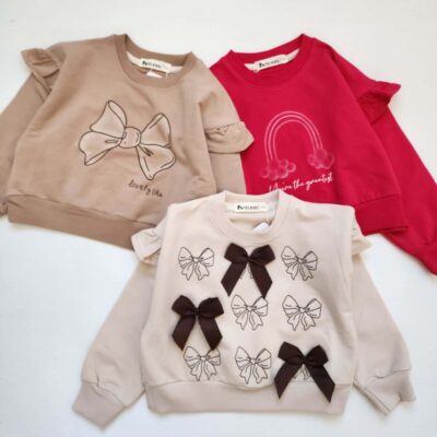 کراپ استین بلند بچگانه