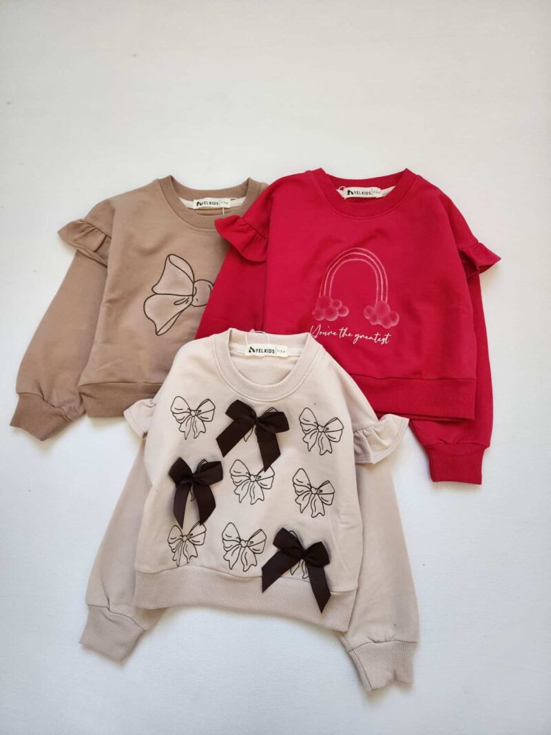 کراپ استین بلند بچگانه کراپ استین بلند بچگانه