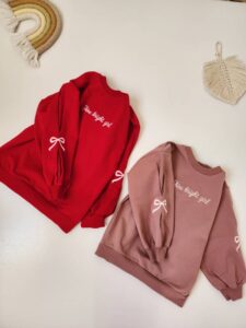 بلوز آستین پاپیون دخترانه