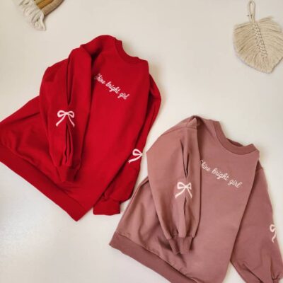 بلوز آستین پاپیون دخترانه